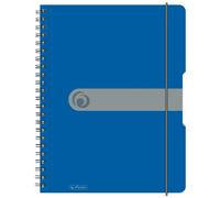 Herlitz 11293065 Gamma Archiviazione Easyorga Quaderno A Spirale A4 Blu Con Copertina In Polipropilene Lavabile