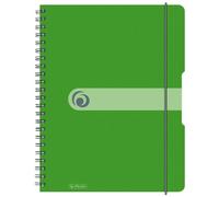 Herlitz 11293099 Gamma Archiviazione Easyorga Quaderno Spirale A4 Verde Con Copertina In Polipropilene Lavabile