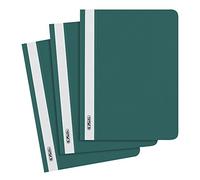 Herlitz 11409125, cartellina formato A5, PP, con copertina trasparente, 10 pezzi