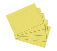 Herlitz 1150515 scheda per indice Giallo 1 pezzo(i)