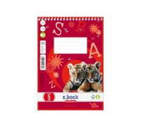 Herlitz 117051 - Blocco spiralato per la scuola, formato A5, 40 fogli, rigatura