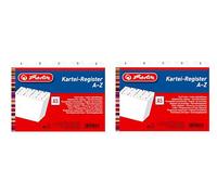 Herlitz 1500560 - Registro di carte in PP A5, bianco (2 x DIN A5)