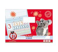 Herlitz 1987585 numero Learners'per lettere, formato A4, 16 fogli, rigatura ZL, per 1 anno scolastico, confezione da 10 pezzi, con stampa, colori assortiti