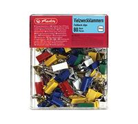 Herlitz 19mm Fold Back Clips (80 Pieces)