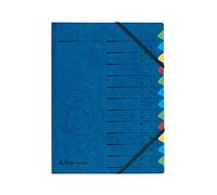 Herlitz 5001128 - Cartellina, formato A4, in colorspan, register 40878 e rubrica A-Z, 355 g/m²