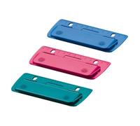 Herlitz Mini perforatore tascabile 50015832 – da inserire e da viaggio, colori assortiti, 1 pezzo