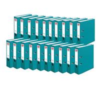 Herlitz 50015931 - Raccoglitore maX.file protect formato A4, 8 cm, con targhetta sul dorso, 8 cm, colore: turchese caraibico