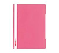 Herlitz 50016211 raccoglitore ad anelli Quality con copertina trasparente, A4, PP, 10 pezzi Indonesia Pink