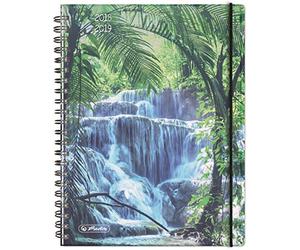 'Herlitz 50017058 Calendario degli studenti MustHave"Water Fall 2018/19, A5