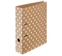 herlitz 50021796 - Raccoglitore maX.file, formato A4, larghezza dorso: 8 cm, effetto carta a specchio, motivo: Pure Glam, 10 pezzi