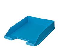 herlitz 50033966 - Vaschetta portaoggetti classic, formato A4-C4, in plastica riciclata con certificato di angelo, colore: Blu intenso