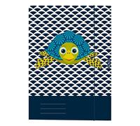 herlitz 50040858 - Cartellina formato A4, motivo tartaruga, 1 pezzo