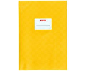 Herlitz 5204011, fodera per quaderno A4, fodera per libro, 25 pezzi, colore giallo A4 Gelb