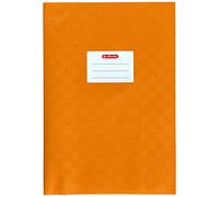 Herlitz 5204011, fodera per quaderno A4, fodera per libro, 25 pezzi, colore giallo A4 Orange