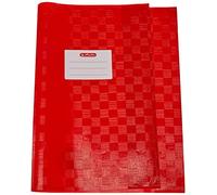 Herlitz 5204037 - Copertina per quaderno Bast 100 My con struttura DIN A5, colore: Rosso