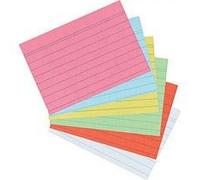 Herlitz - 600 cartoncini per schedario / appunti a righe, DIN A6 (6 pacchi da 10