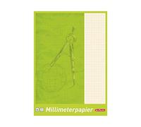 Herlitz 690404 - Blocco millimetri, formato A4, 25 fogli (confezione da 3)