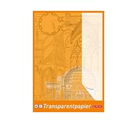 Herlitz 696401 - Blocco di carta trasparente, formato A4, 30 fogli/blocchetto, 5 blocchi