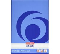 Herlitz - 717405 - Blocco note A4, 50 fogli, incollatura superiore