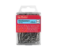Herlitz 8760803 Metallo Fermafogli, 175pezzo(i)