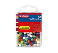 Herlitz 8770356 - Puntine 17 x 6 mm testa, 100er Box
