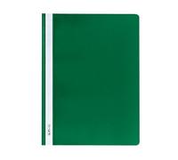 Herlitz 975433 Cartelline A4 PP con copertina trasparente, 10 pezzi, rosso A4 verde