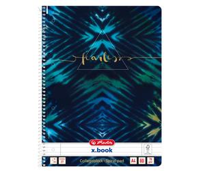 Herlitz A4 Spiral Notepad 80 Sheets Ruled (Style 27 Ruling) - New Batic Fearless