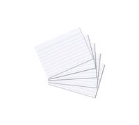 Herlitz A8 Ruled Index Cards - White (Pack of 100) A8 Liniert