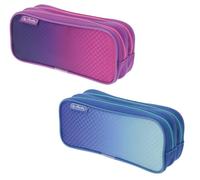 Herlitz® Astuccio per la scuola borsa per cosmetici | organizer per accessori, materiale scolastico | bambini | ragazzi | Cerniera | Borsa robusta | Colore a scelta | Rosa/Blu, Multicolore, Borsa per