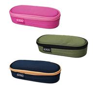 herlitz® Astuccio scolastico a camera singola, con cerniera, astuccio organizer per cosmetici, per penne, matite, accessori, per bambini e ragazzi, resistente, Mix, Jeden Rozmiar, mix, Mix, Jeden