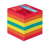 Herlitz Blocco note, sfoderato, con copertura, 900 fogli 9 x 9 cm, confezione da 1, bianco 700 Blatt Farbig