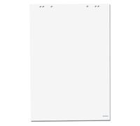 Herlitz Blocco per lavagna a fogli mobili, 65 x 98 cm, 20 fogli, bianco, 80 g/m² FSC Mix, 5 pezzi