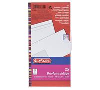 Herlitz 00768804 busta,25 pezzi , bianco