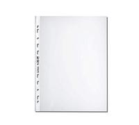 Herlitz Busta portadocumenti A4 DIN | 10 pezzi | Sovraccoperta protettiva per raccoglitori e cartelle | Apertura dall'alto | Struttura liscia | Organizzatore per archivi | Pellicola in PP