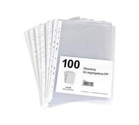 Herlitz Busta portadocumenti A4 DIN Teca | 100 pezzi | Sovraccoperta protettiva per raccoglitori e cartelle | Apertura dall'alto | Struttura a pois | Organizzatore per archivi | Pellicola in PP