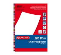 Herlitz - Carta universale, 90 g/m², formato A4, 200 fogli, colore: bianco