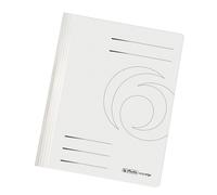 Herlitz - Cartellina semplice Manilla, formato A4, piatta, confezione da 10 pezz