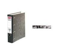 Herlitz Cloud in marmo in marmo doppia cartella cartone 7.0 cm - nero NEW