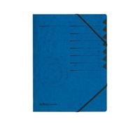 Herlitz Colorspan parte Manilla elasticizzata con indice 7 Formato A4 10843050, Blu
