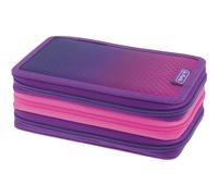 Herlitz Custodia TriCase 31 pezzi riempita Dip Dye Rosa/Viola, Dip Dye rosa/viola, moderno