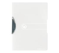 Herlitz Easy Orga To Go - Confezione di 5 cartelle per documenti con clip, in polipropilene, formato A4, trasparente