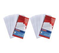 Herlitz Envelopes Without Window - White (Pack of 50) 220 x 110 mm (Pack of 2)