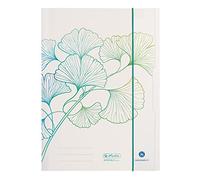 HERLITZ Greenline Ginkgo 50034420 - Cartellina portadocumenti, formato A4, 1 pezzo
