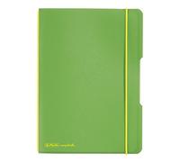 herlitz my.book flex - Taccuino a quadretti, formato A5, colore: Verde chiaro