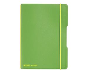 herlitz my.book flex - Taccuino a quadretti, formato A5, colore: Verde chiaro