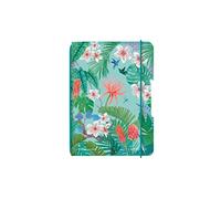 Herlitz my.book - Taccuino flex in polipropilene, formato A6,40 fogli, perforato Ladylike Jungle,