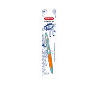herlitz my.pen ballpoint pen turquoise/orange, 1 piece