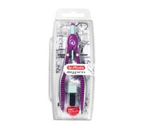 Herlitz My.Pen Quick-Set Compass - White/Pink Pink/Mint.