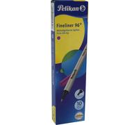 Herlitz Pelikan Fineliner 96® Blue, Pack of 10 in Box Pack of 10 Pink
