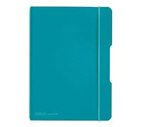 HERLITZ Quaderno Flex, PP, A5, 40 fogli a quadretti, colore: turchese
